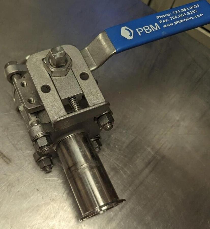 Used PBM 2"  Ball Valve Stainless Steel  series 9