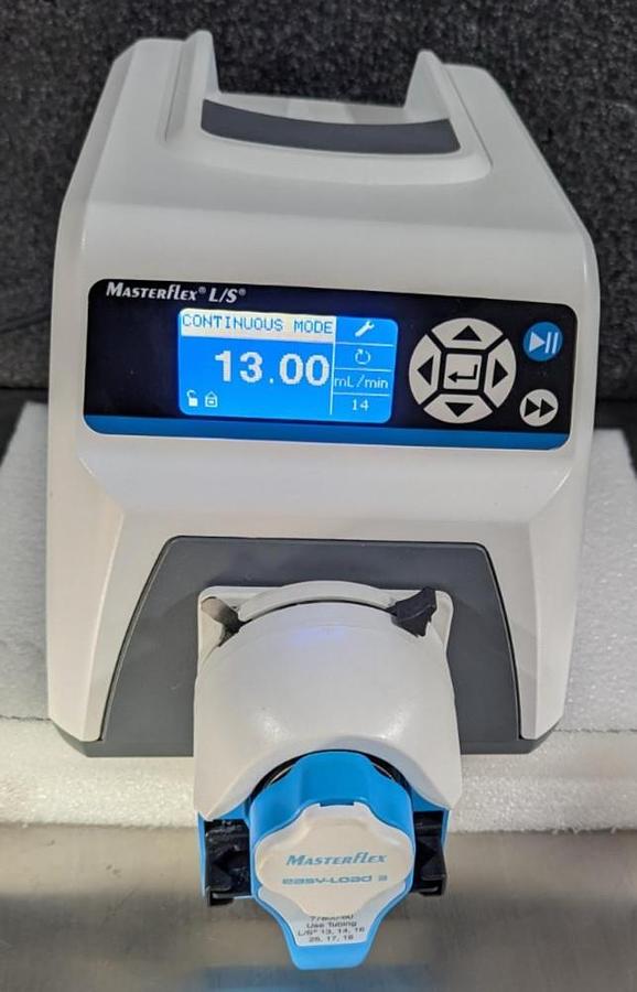 Used Masterflex L/S 07522-20 Peristaltic Pump w/ Easy-Load 3 Pump Head 77800-60