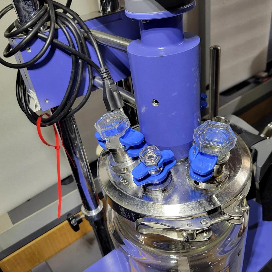Used Ika jacketed stirred vacuum reactor  system , EUROSTAR 200