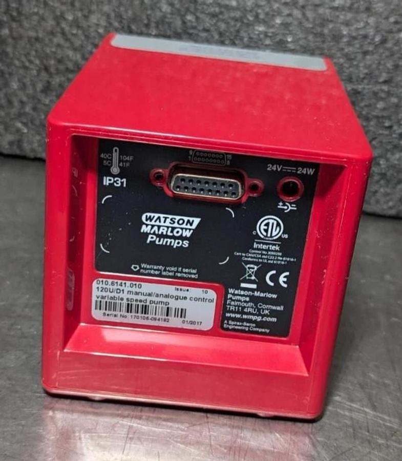 Used Watson Marlow 120U/D1 Analogue Control Variable Speed Pump 010.6141.010