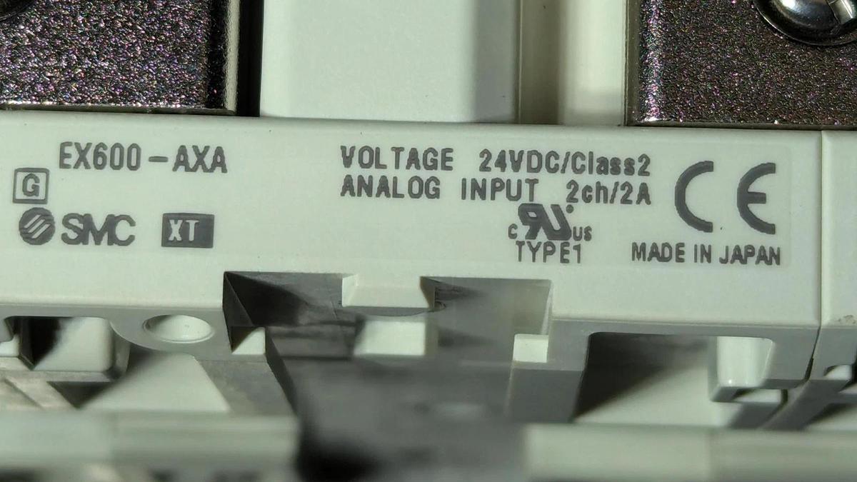 Used SMC Valve Assembly (4) Analog IN EX600-AXA , EX600-DYPF, EX600-DXPF,EX600-SPR1A