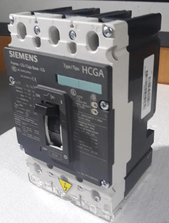 Used Siemens HCX3B090  Type HCGA  90A  3 pole Circuit Breaker