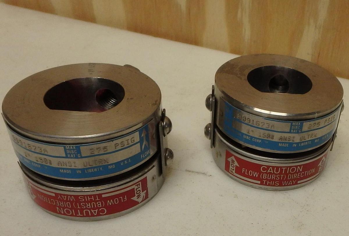 Continental Rupture Disc Holder 1" ULTRX Hastalloy/stainless steel 8091673A