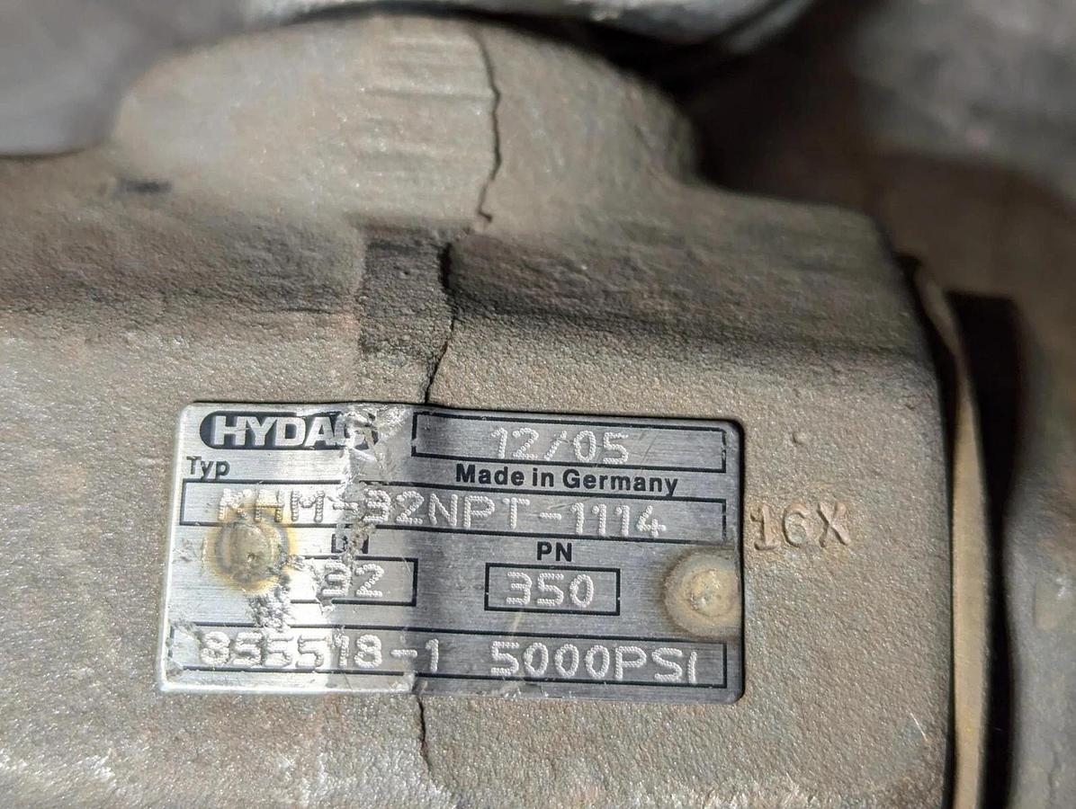 HYDAC  KHM-32NPT-1114-16X High Pressure Ball Valve 5000 psi DN32