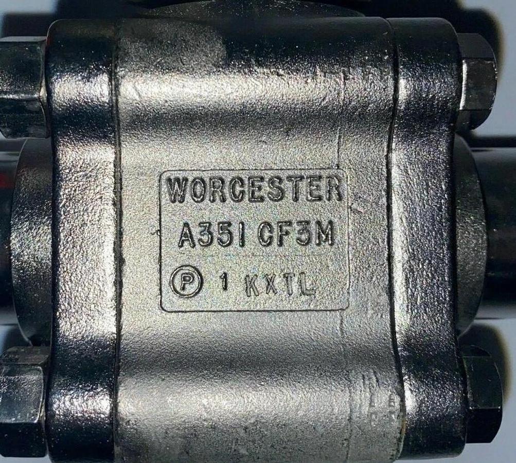 Flowserve Worcester Controls 1-1/2'' Ball valve PWK4466RTXBO butt weld 400F