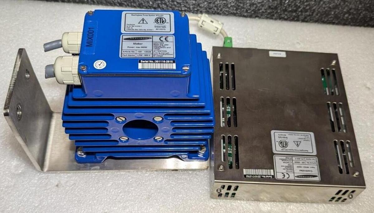 Used Motor Levitronix LPM-600.3 Bearingless Pump  W/ LPC-600.3 Controller