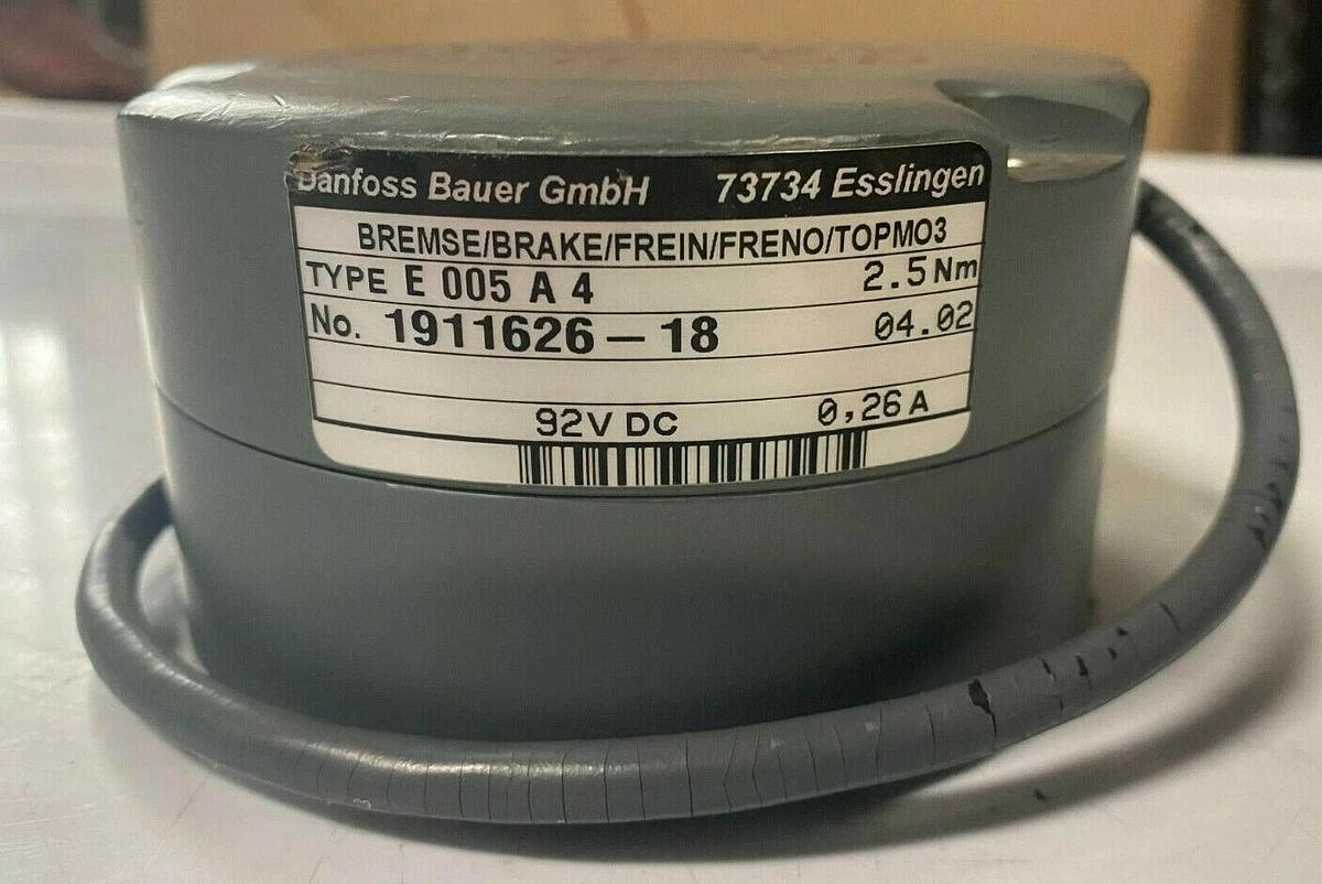 Used Danfoss Bauer GmbH E 005 A 4 Brake 1911626-18