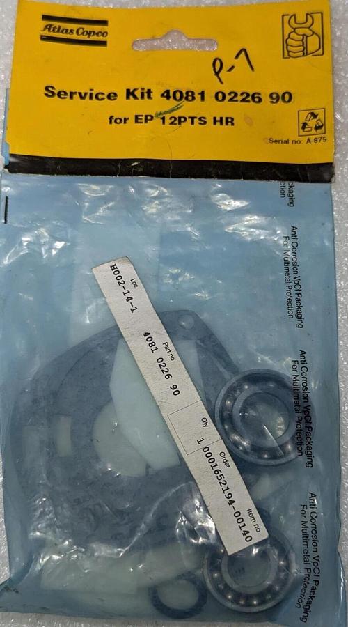 Atlas Copco Service Kit 4081 0226 90  For  EP 12PTS HR