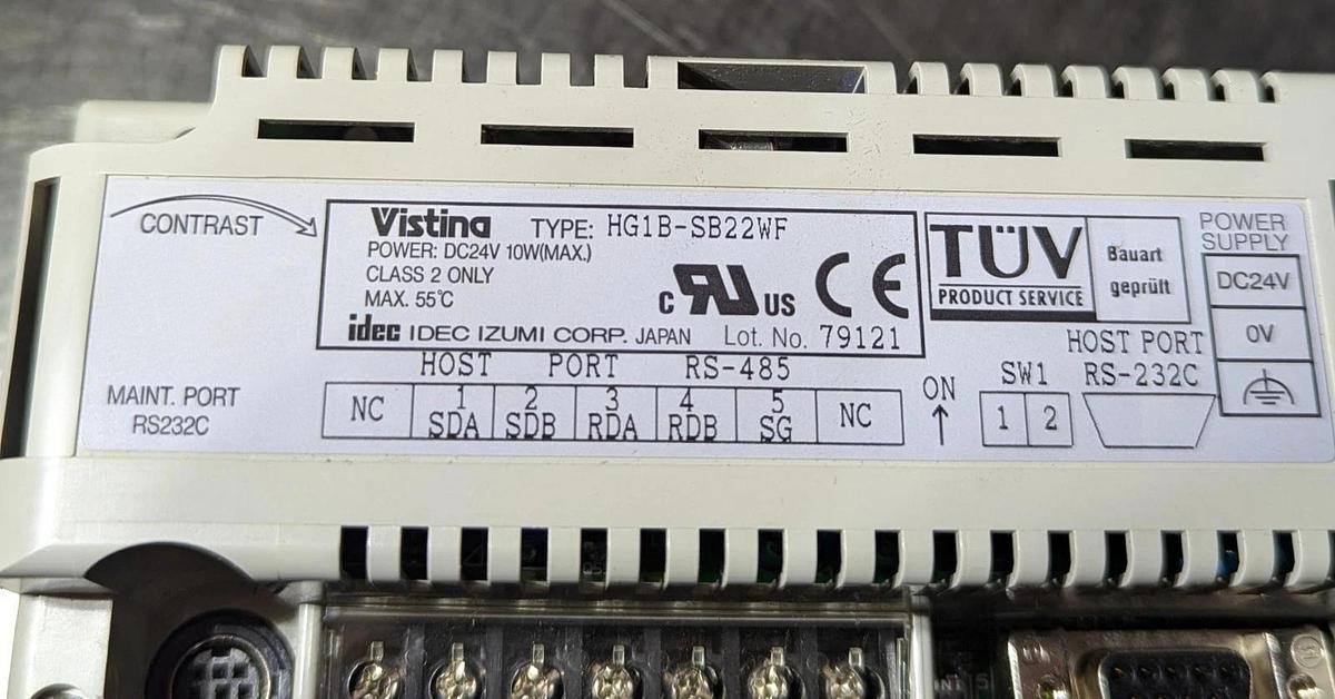 Used Vistina HG1B-SB22WF Touch Screen