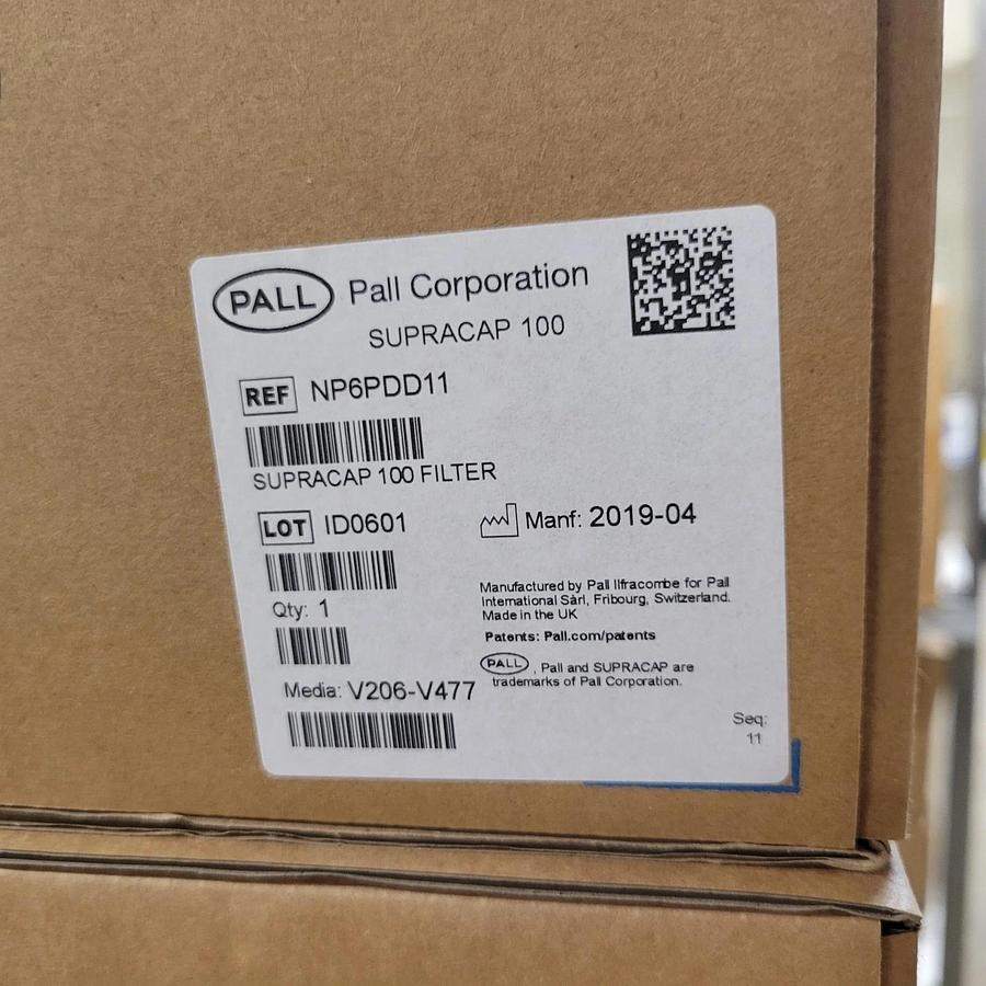 PALL NP6PDD11 Supracap 100, 10"   PDD1 media Filter   1½ in. sanitary flange