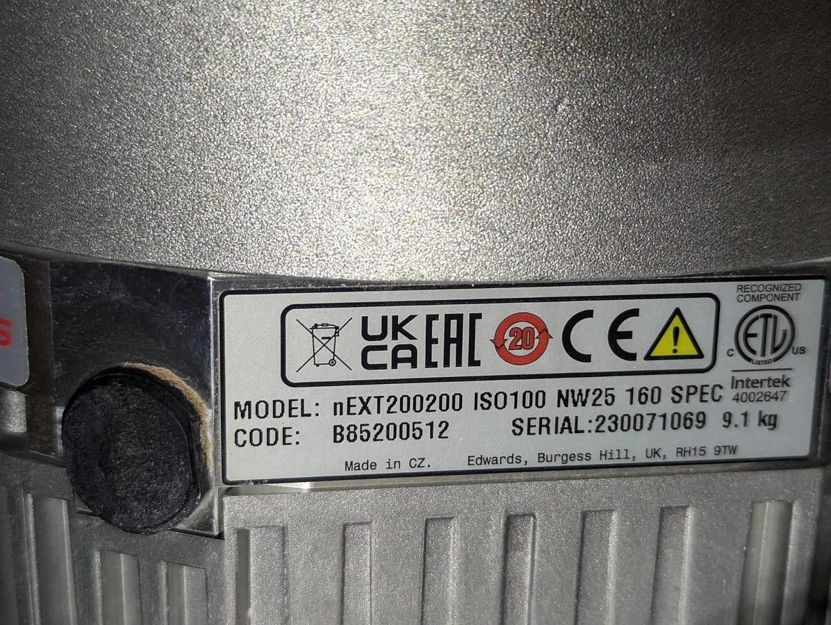Used Edwards nEXT200200 Compound Turbomolecular Vacuum Pump