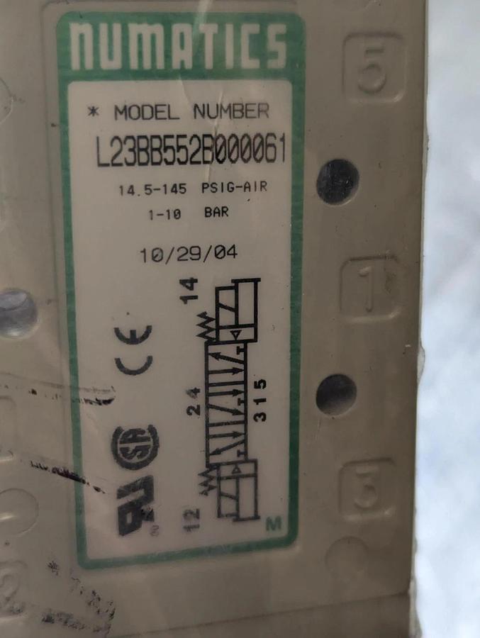 Numatics Solenoid Pilot Valve L23BB552B000061