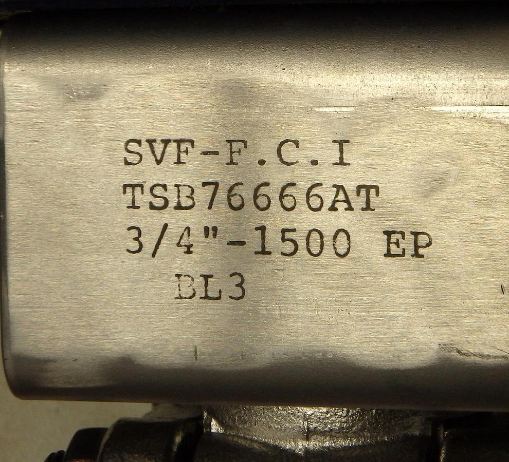 Used WESTLOCK BEACON VALVE MONITOR 765-B1-GIF, SVF F.C.I. TSB76666AT, 3/4" VALVE