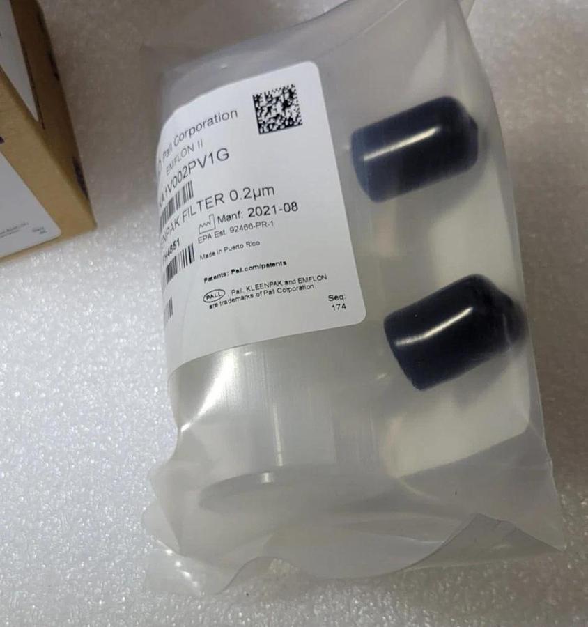 PALL KA1V002PV1  Emflon II Filter capsule, 0.2 µm, 1-1½ in. sanitary connections