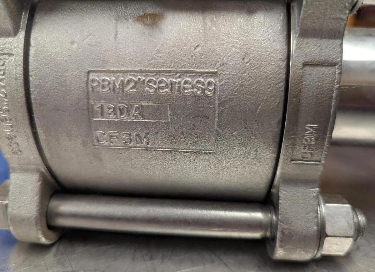 Used PBM 2"  Ball Valve Stainless Steel  series 9