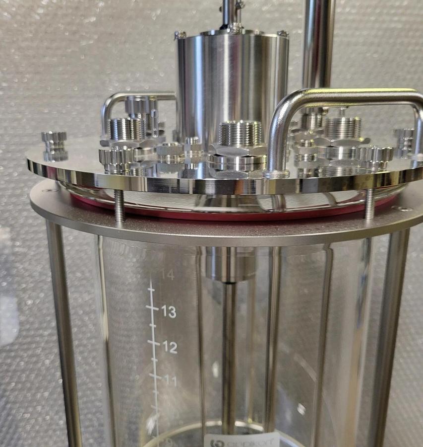 Applikon 15L Glass Vessel Bioreactor with cart