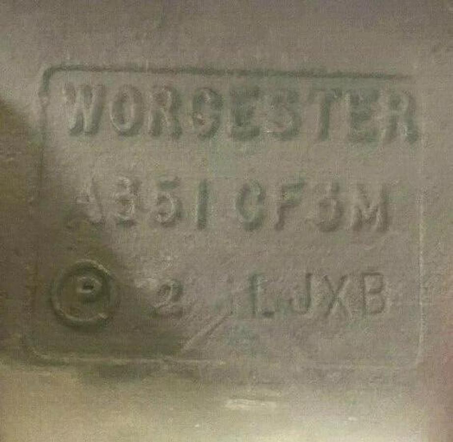 Used Flowserve Worcester Controls 1-1/2'' Ball valve PWK4466RTXBO Butt Weld 400F