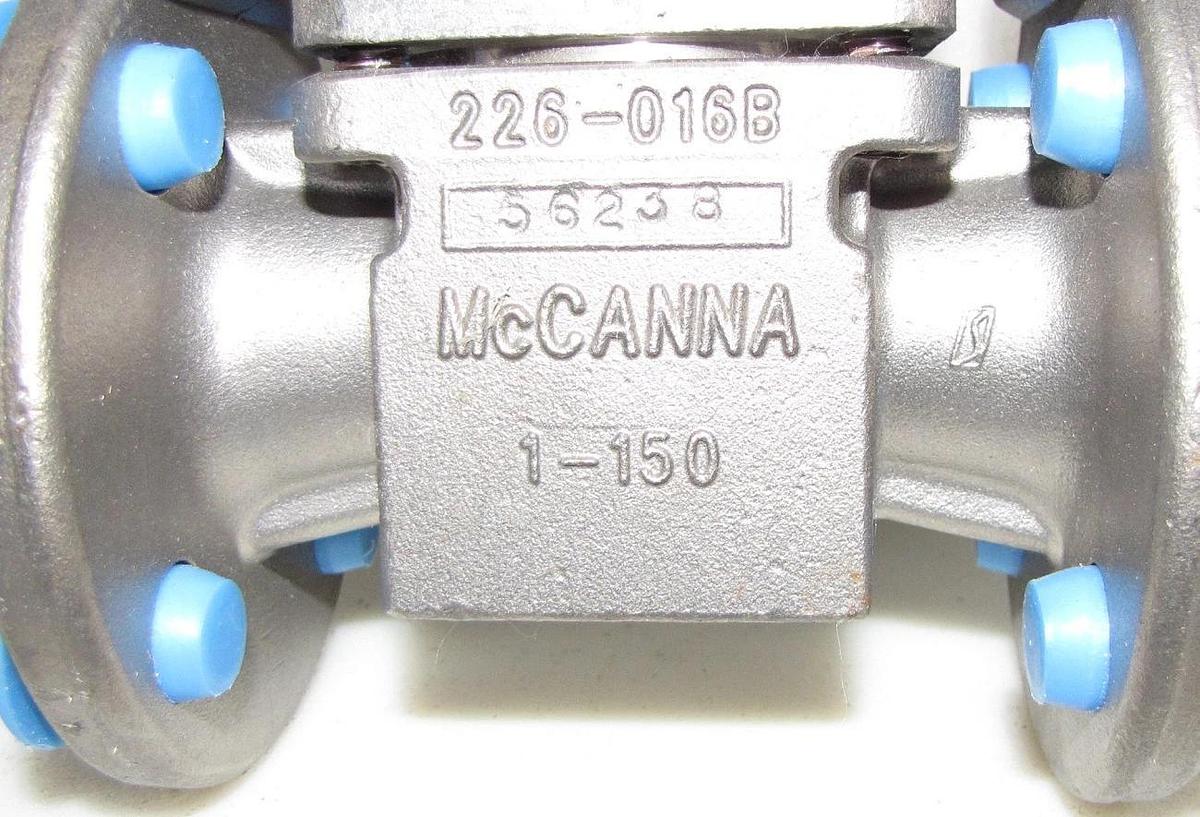 1"  Stainless  McCANNA Valve Matryx Xomox  Actuator Pneumatic ESA 40-6/A/22