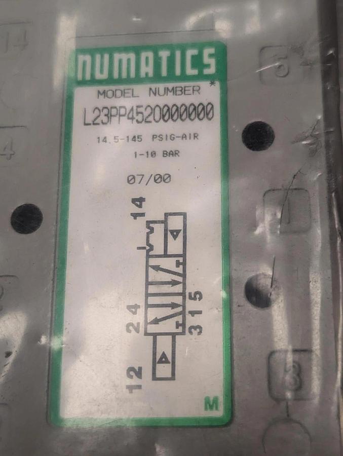 Numatics L23PP452O000000 Solenoid Valve