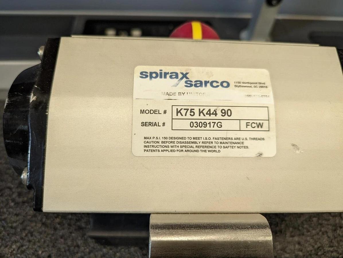 Spirax Sarco Bottom Blowdown Valve DN25, stainless steel, Pneumatic actuator