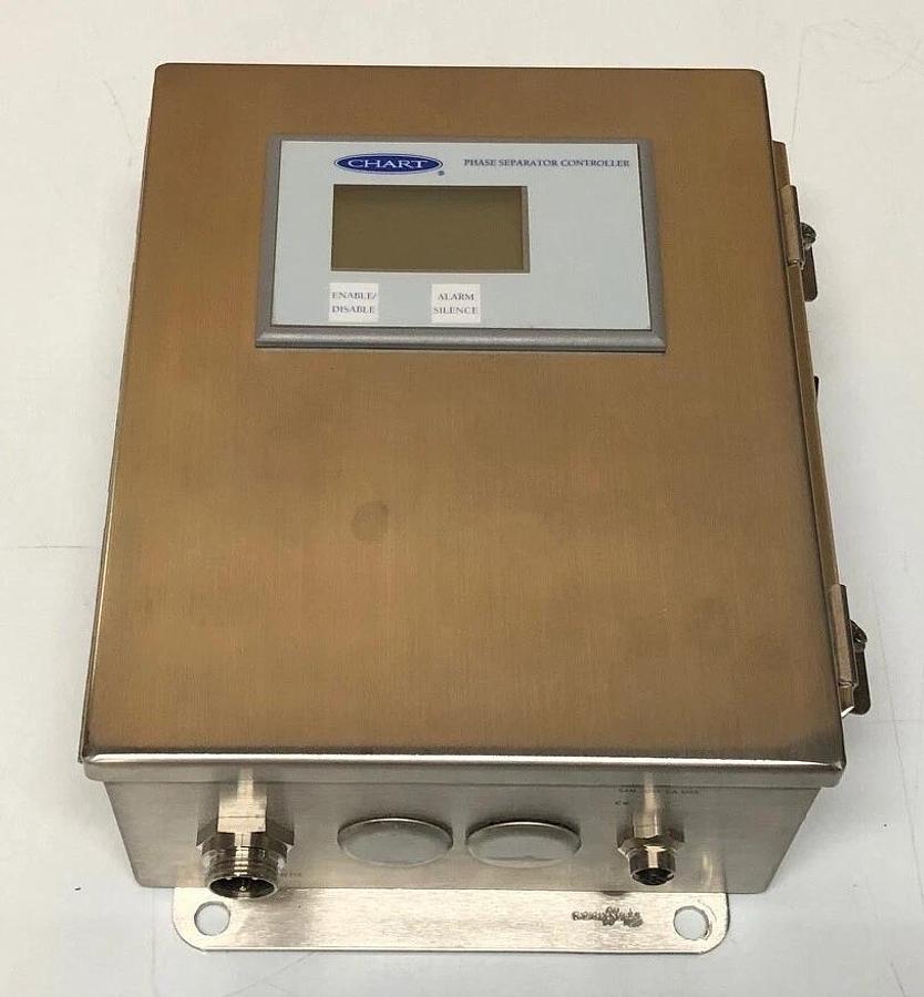 Used Cryogenic Chart Phase Separator Controller, stainless steel