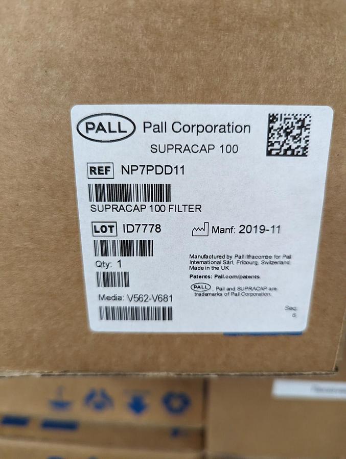 PALL Corporation Supracap 100 In-line Style Depth Filter Capsule NP7PDD11