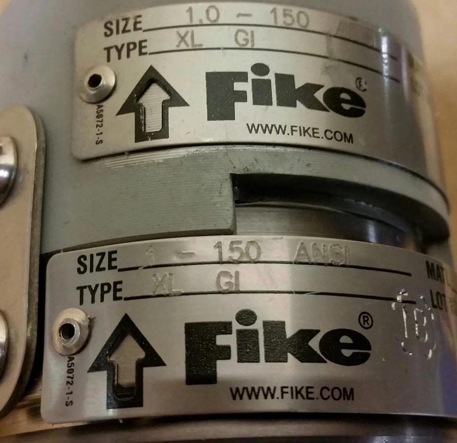 Fike 1" “GI” insert rupture disc holder XL GI