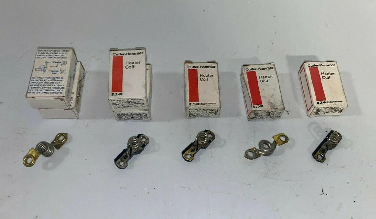 One Lot, 7 EATON Cutler Hammer Starter Overload relay heater elements