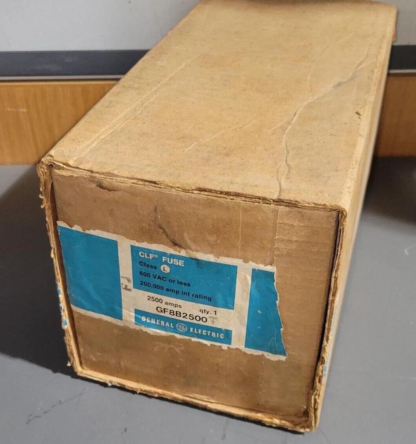 GF8B2500 General Electric (GE) CLF Fuse, Class L, 600V 2500A