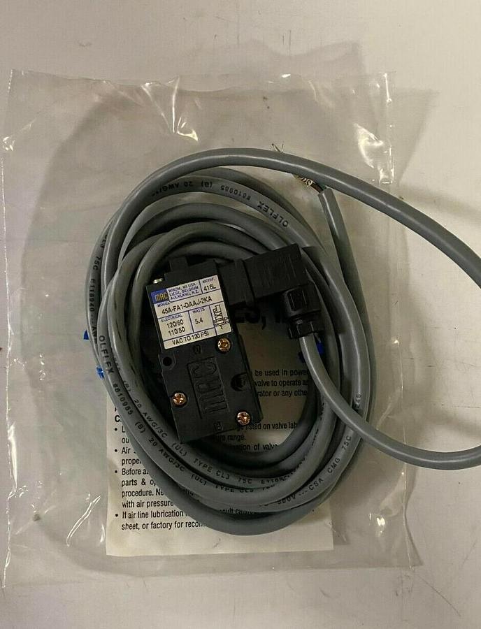 Mac Valves 45A-FA1-DAAJ-2KA Solenoid Valve 120/60 110/50 5.4 W