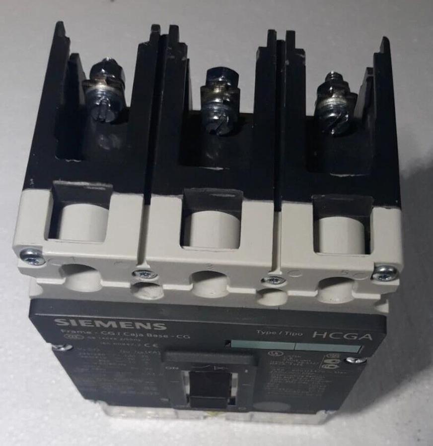 Used Siemens HCX3B090  Type HCGA  90A  3 pole Circuit Breaker