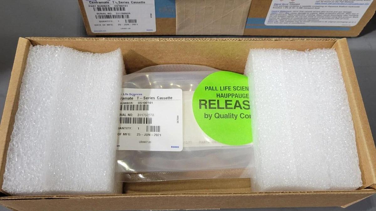 Cytiva PALL T-Series  Centramate  Cassette OS100T01 Omega PES membrane 93 cm²