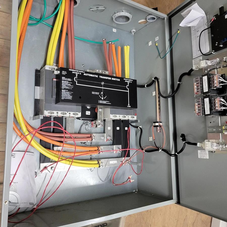 Used Thomson Power Systems 600A TS 870 Automatic Transfer Switch, 3 Pole TS873A0600A1
