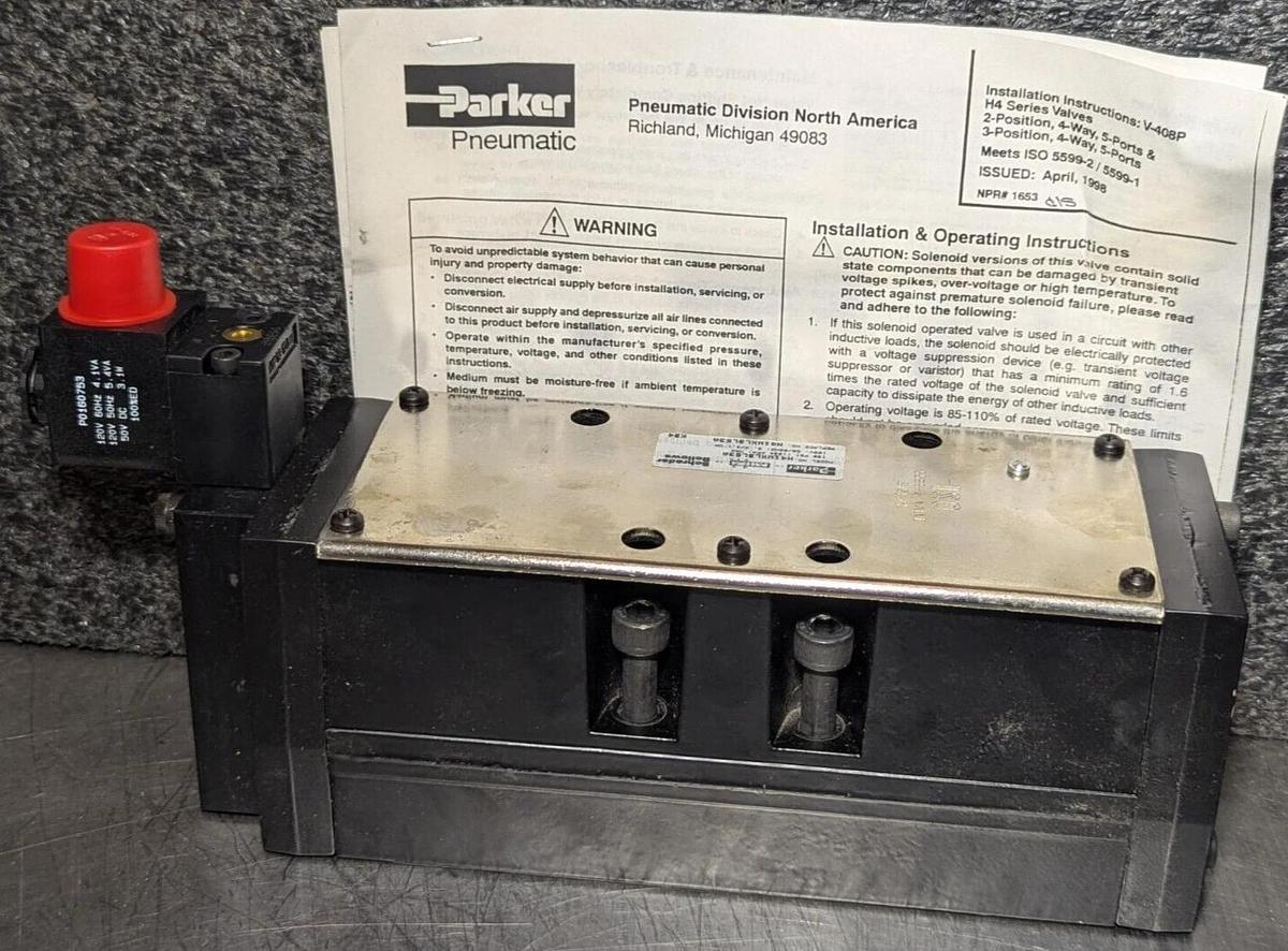 Parker H41WXLBL53A Solenoid Valve