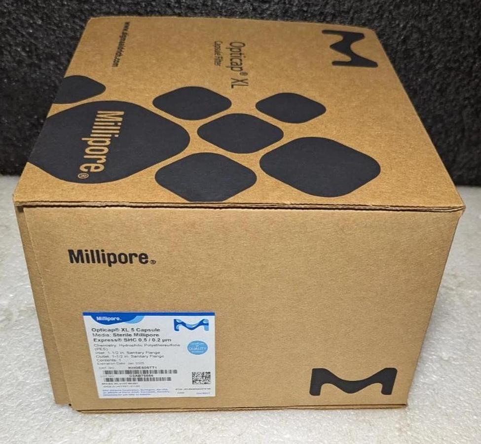 Millipore Opticap XL5 Capsule Sterile SHC  0.5/0.2μm  KHGES05TT1   1 1/2"Flange