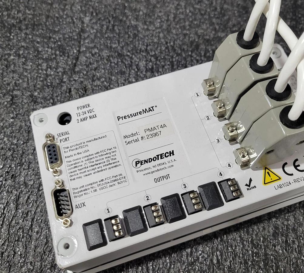 Used PendoTECH PressureMAT  PMAT 4A with cables and power supply