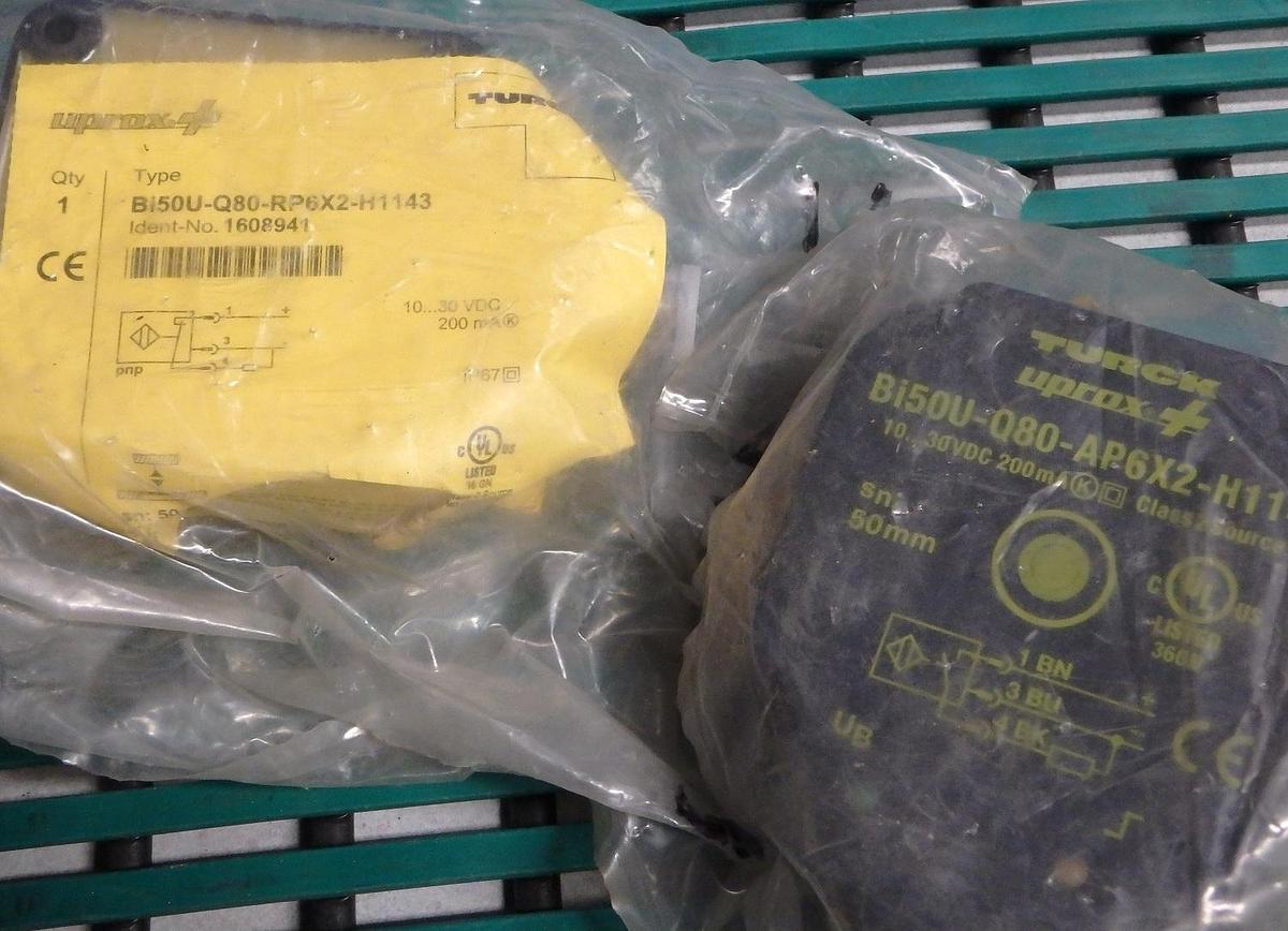 Turck BI50U-Q80-RP6X2-H1143 Proximity Switch BI50UQ80RP6X2H1143 NEW