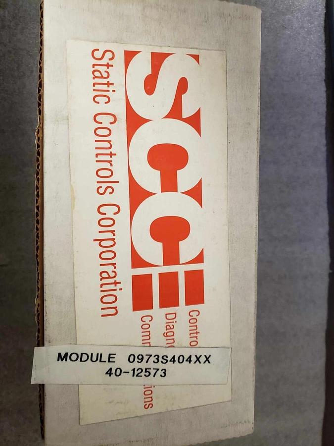Used S.C.C Static Controls Corporation 0973-S4-04-X-X Interface Control Module