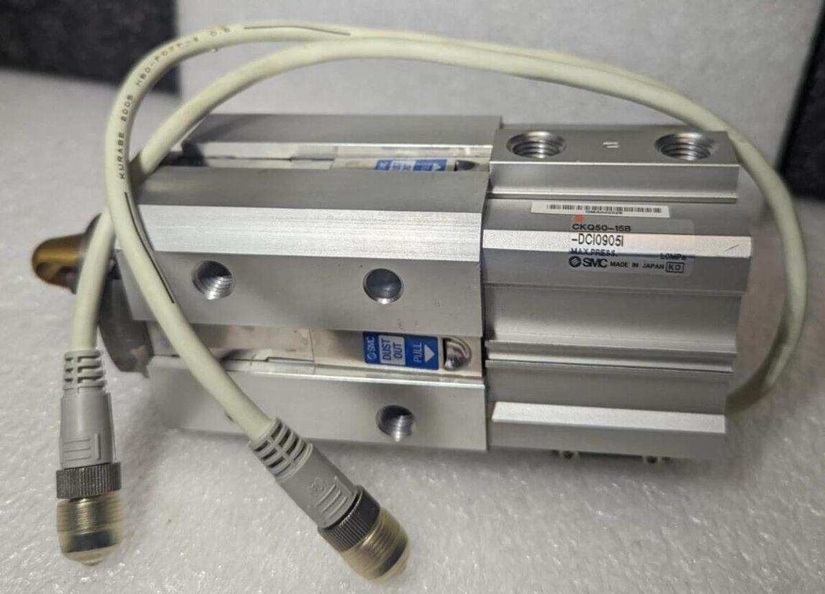 SMC CKQ50-15B-DC109051  Pneumatic Pin Clamp Cylinder