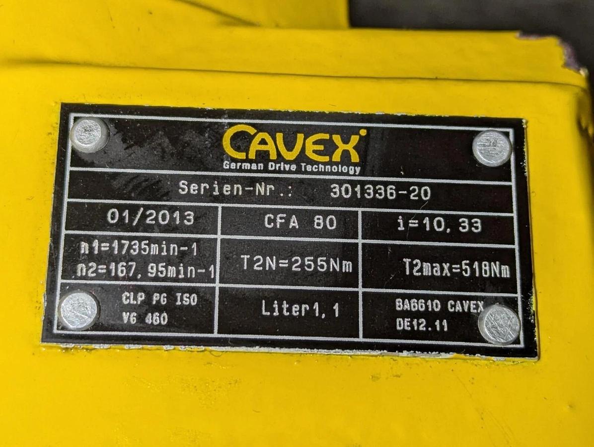 Used Cavex Worm Gear Unit  CFA 80   i=10.33