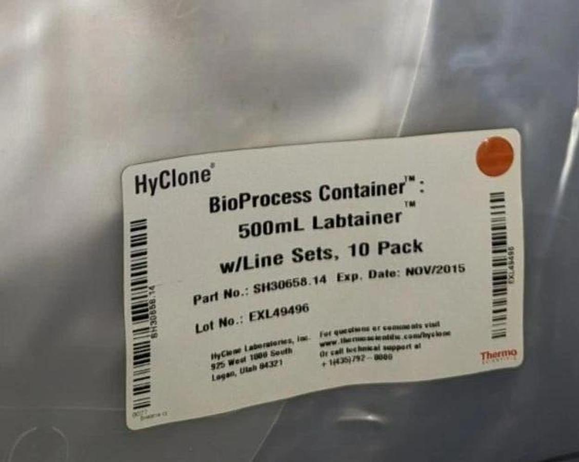 Thermo Scientific Hyclone BioProcess Container 500mL Labtainer SH30658