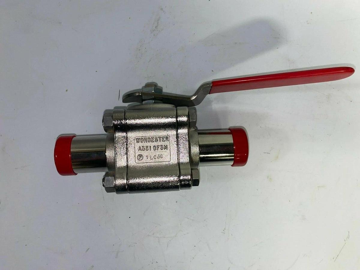 Flowserve Worcester Controls 1-1/2'' Ball valve PWK4466RTXBO Butt Weld 400F