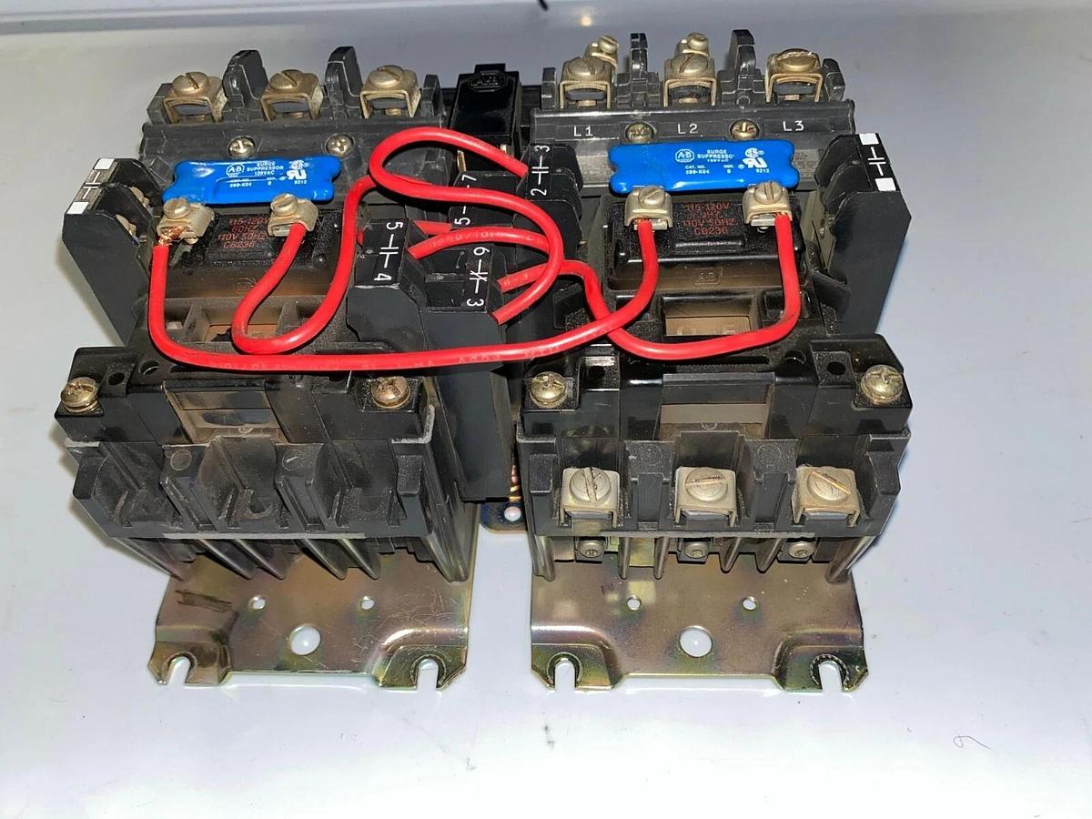 Used Allen Bradley 5O5-BOD-23 Reversing Starter Ser C SIZE 1 115/120V (D6)