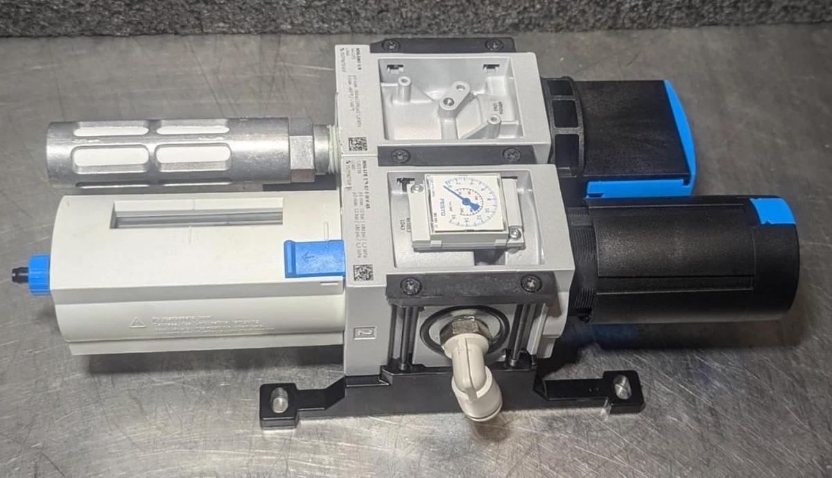 Used Festo MS6-LFR3/8-D7-E-U-V-AS Filter Regulator , MS6-EM1-3/8 541275 valve
