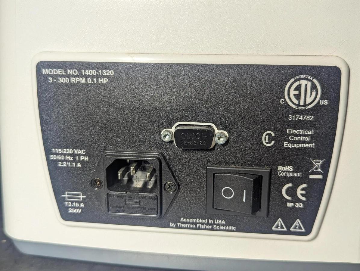 Used Thermo Scientific 1400-1320 Peristaltic Pump w/ double pump head 956-0025