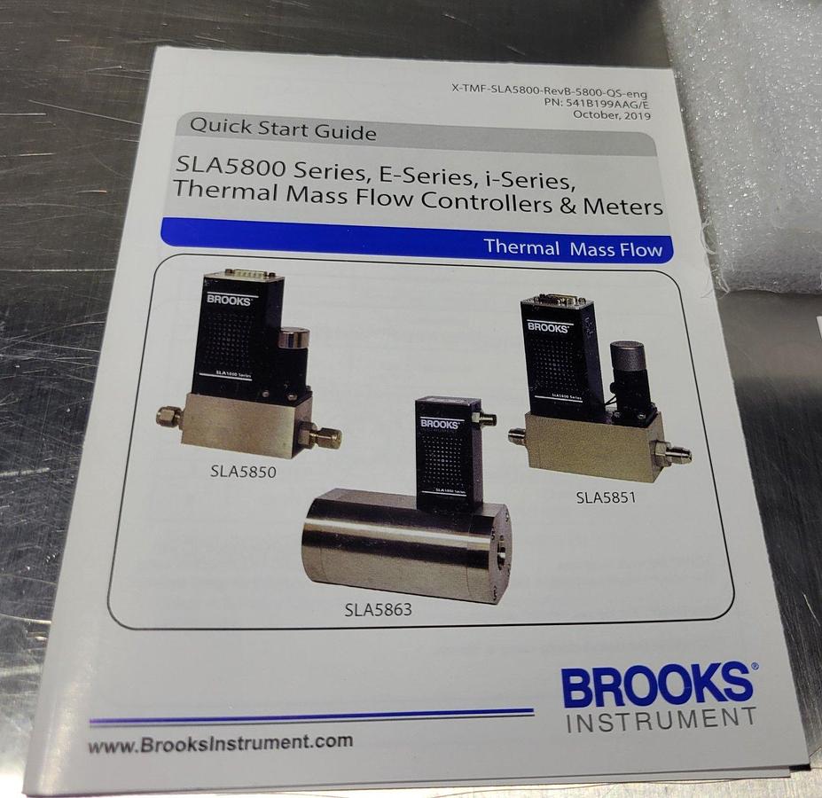 Used 2021 BROOKS Instrument Thermal Mass Flow SLA5860 Controller - SLA5860SB1AA0C2A1