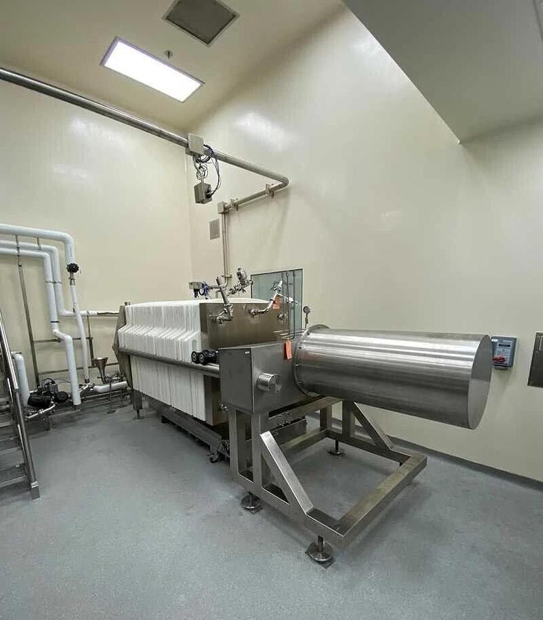 Used Eaton BECO INTEGRA PLATE 1000/3 EP, Stainless Steel Pharmaceutical Filter Press