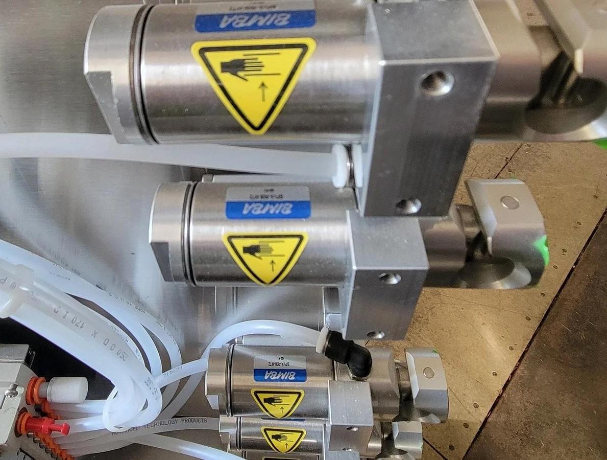 Used 1/2"  Bimba BPV Pneumatic Pinch Valve, BPVA-R08-MT2,  normally closed