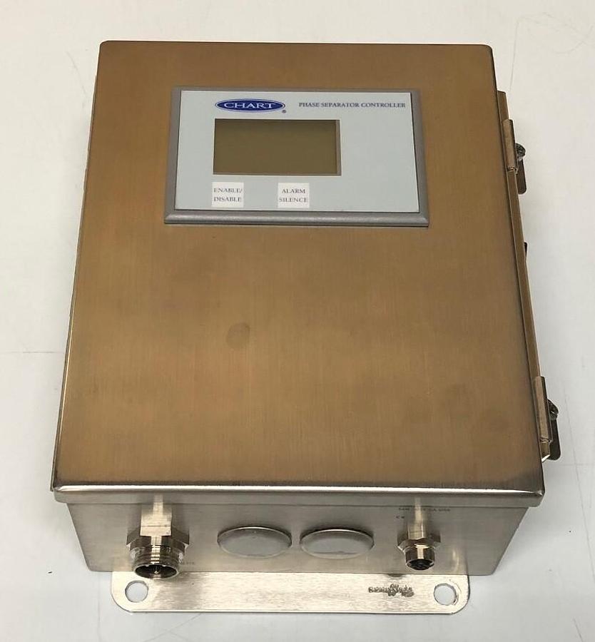 Used Cryogenic Chart Phase Separator Controller, stainless steel
