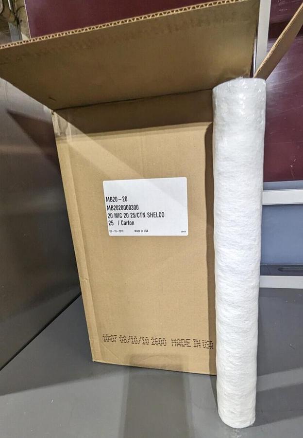 Shelco MB20-20 MB Series, Melt Blown Filter Cartridges 100% Polypropylene